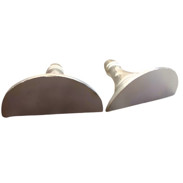 Vintage Carved Wood Shelf Sconces - A Pair