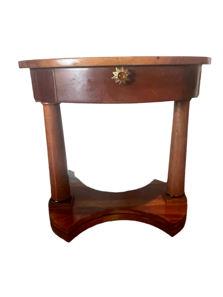 Vintage French Empire Style Mahogany Side Table