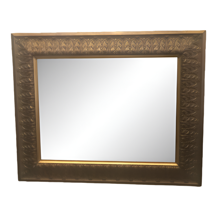 Vintage Mirror with Ornate Gilt Wood Frame