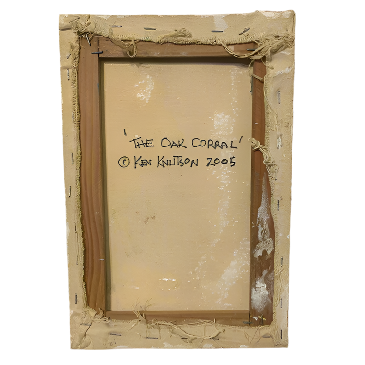 The Oak Corral Oil Painting