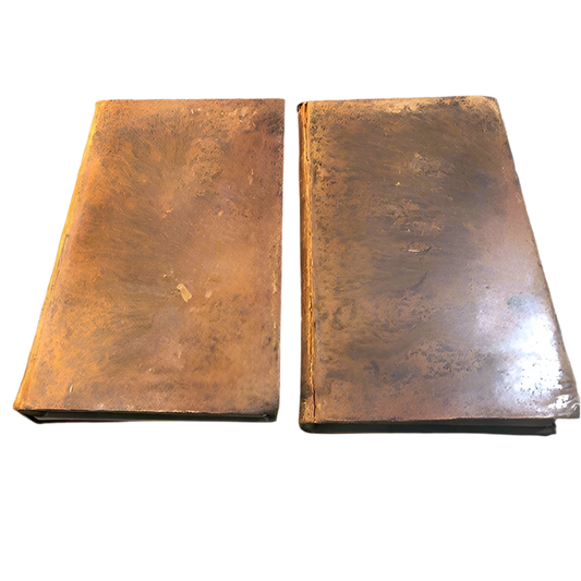 The Improvement of the Mind Vol I & II Antique Books Set of 2