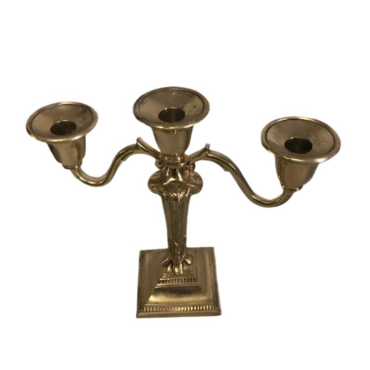 Vintage Ram Face Figure Candle Holder