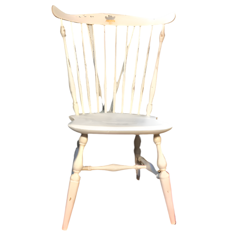 Vintage Hand Painted Spindle Back Chair