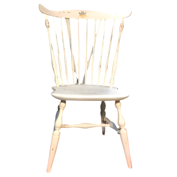 Vintage Hand Painted Spindle Back Chair