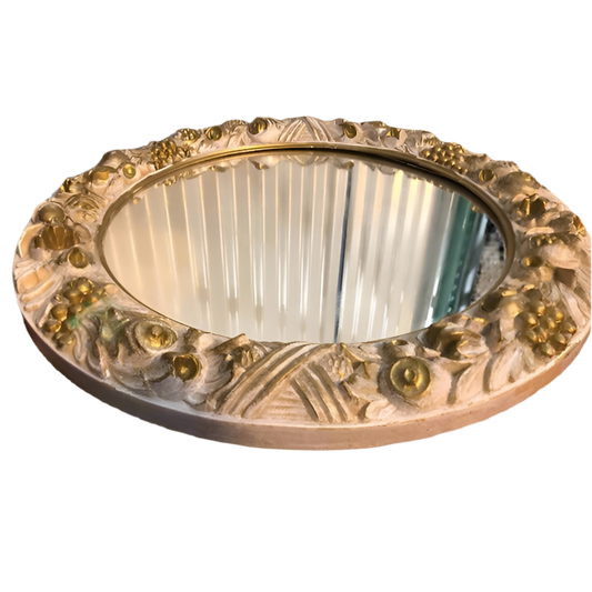 Vintage Round Italian Mirror