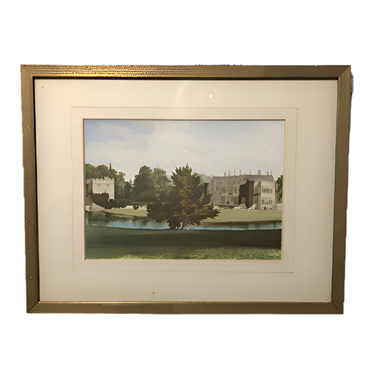 Antique Castle Lithograph