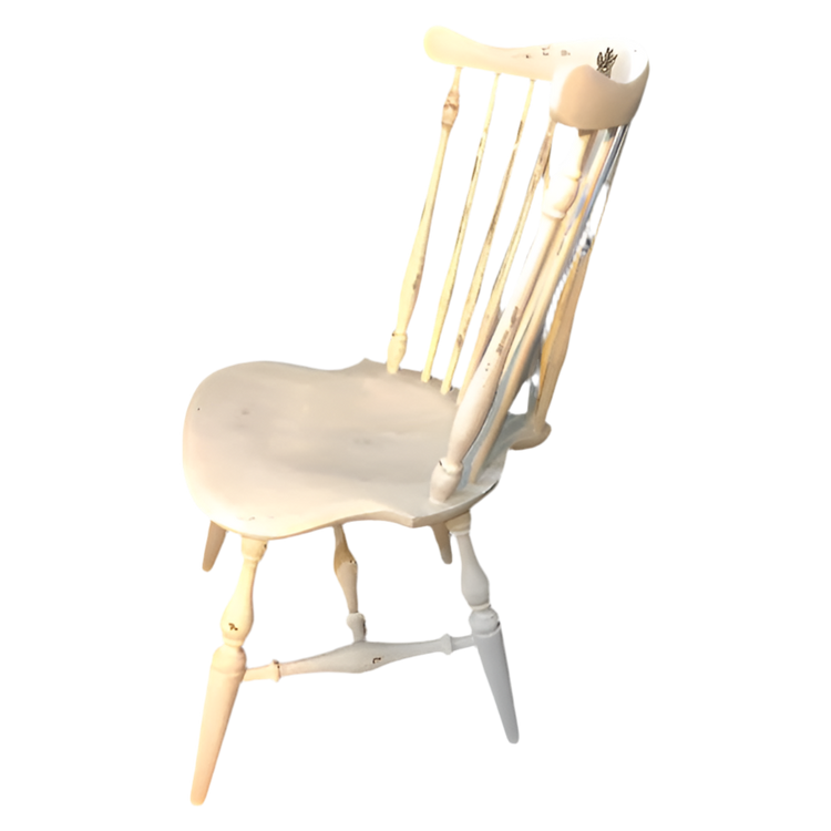 Vintage Hand Painted Spindle Back Chair