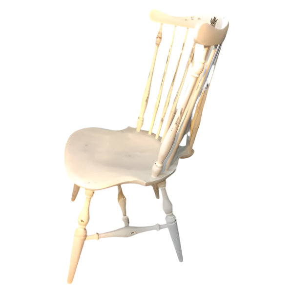 Vintage Hand Painted Spindle Back Chair