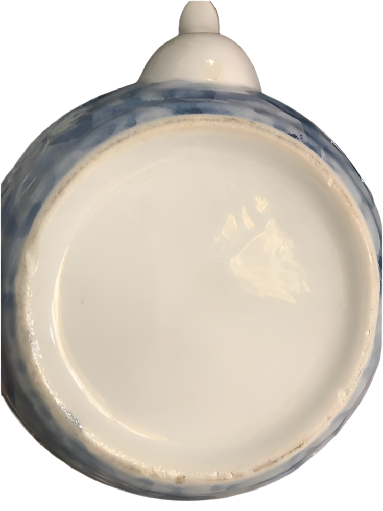 Japanese Ceramic & Bamboo Handle Teapot