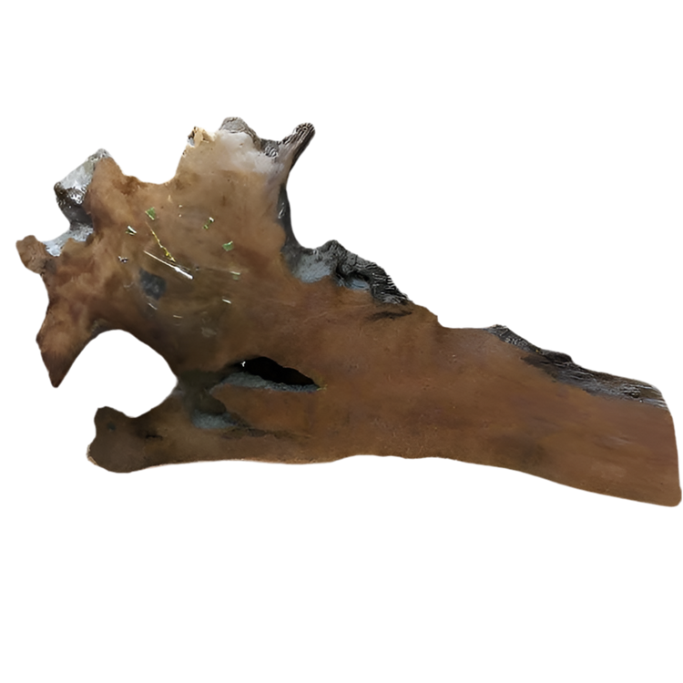 Vintage Burled Wood Wall Clock