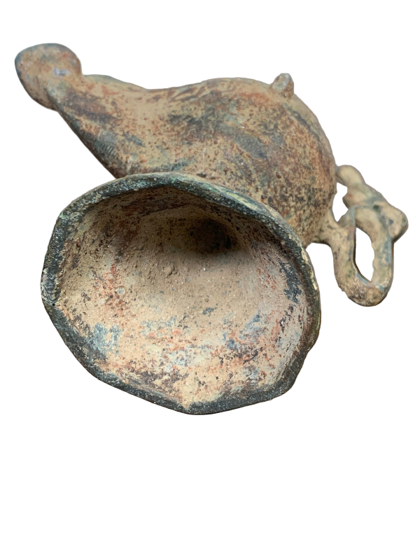 Antique Bronze Oil Lamp Incense