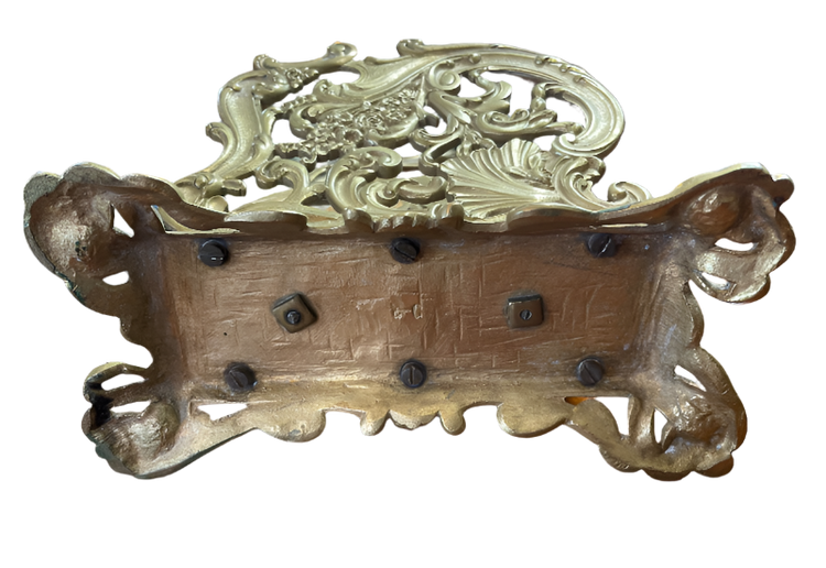 Vintage Brass Art Nouveau style Letter Sorter / Napkin Holder ~ Lily of the Valley