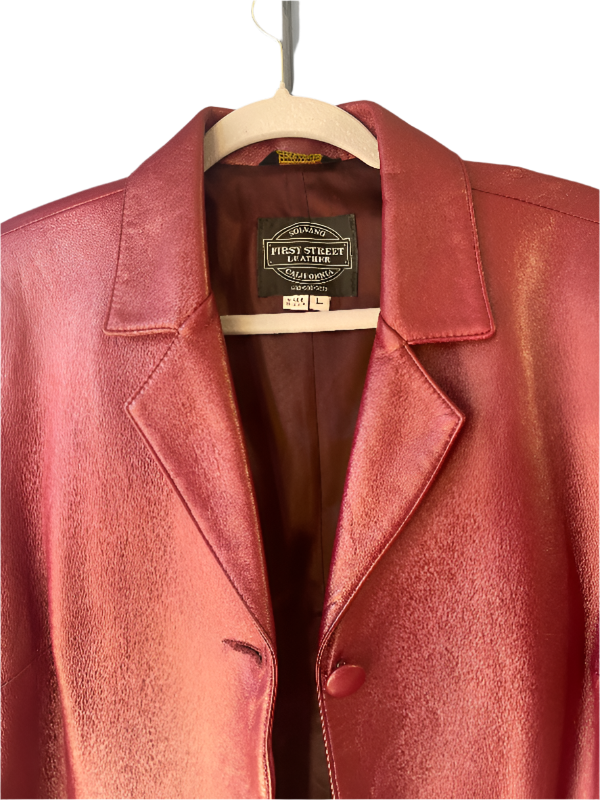 Vintage Solvant First Street Leather Jacket – Size L