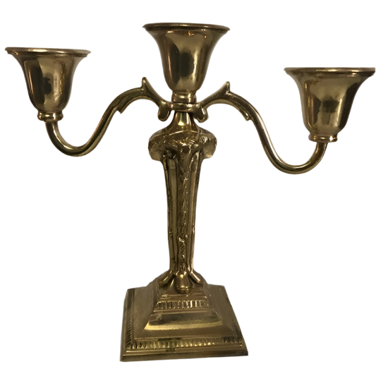 Vintage Ram Face Figure Candle Holder