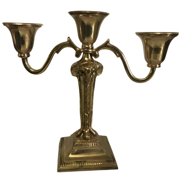 Vintage Ram Face Figure Candle Holder