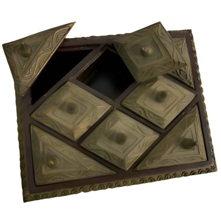 Trinket Box Jewelry Box Hand Carved