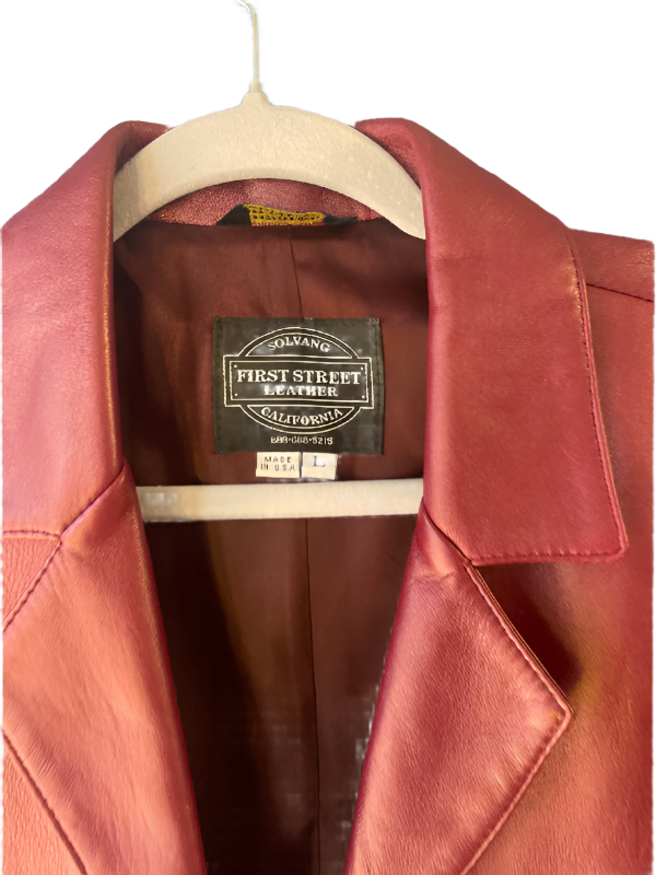 Vintage Solvant First Street Leather Jacket – Size L