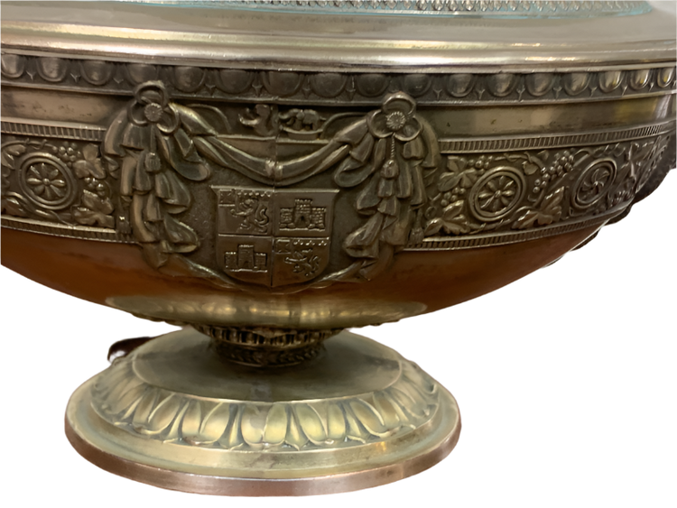 Corbell & Co, C & Co silverplate English Tureen Serving Bowl
