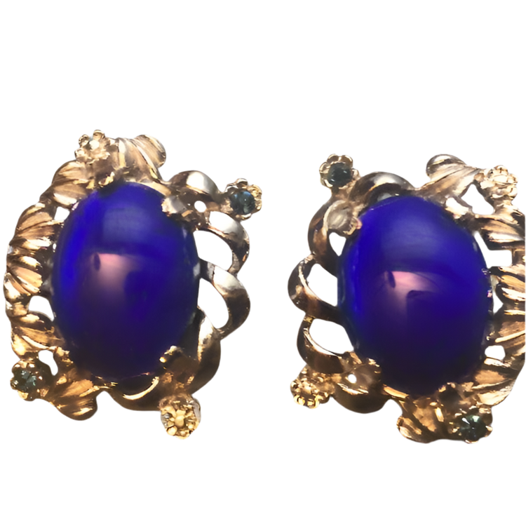 Vintage Judy Lee Clip-On Earrings