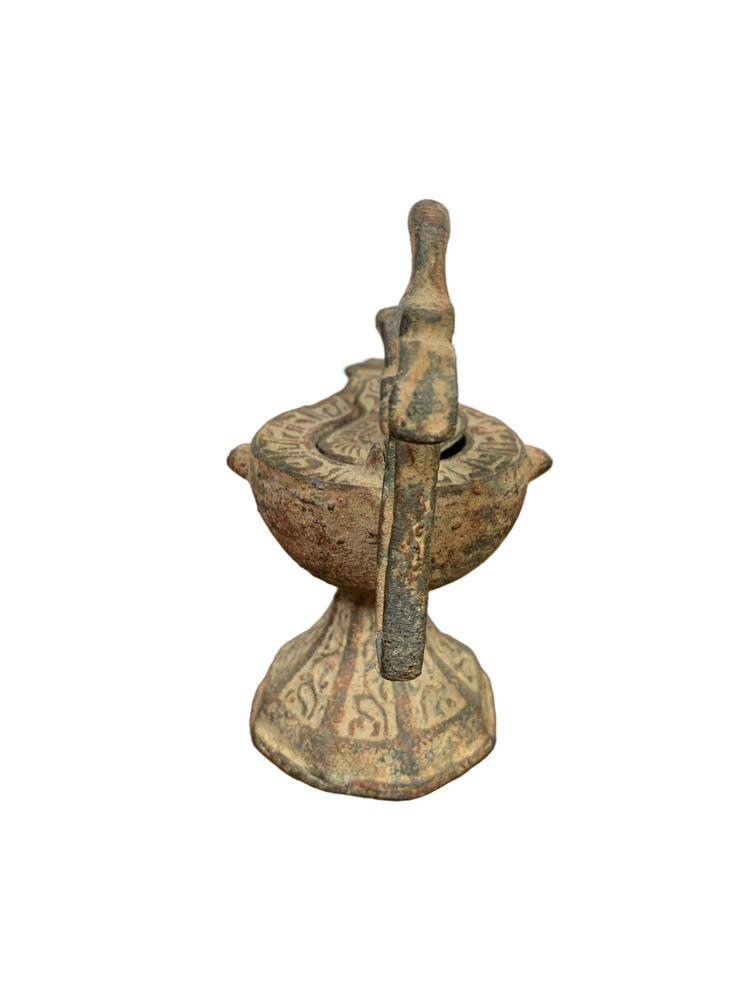Bronze oil lamp