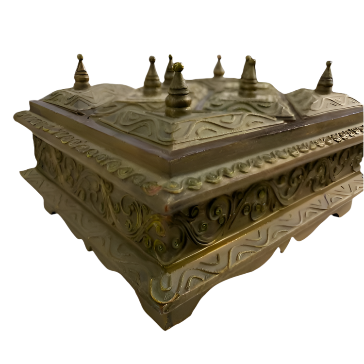 Trinket Box Jewelry Box Hand Carved