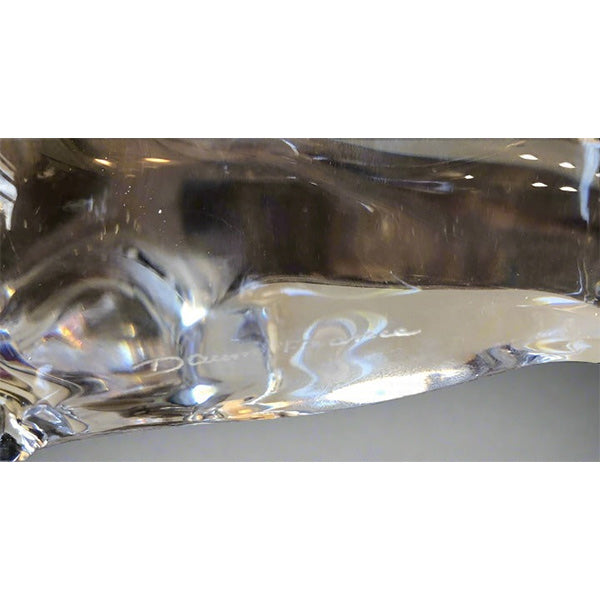 Daum France Seal Crystal Figurine