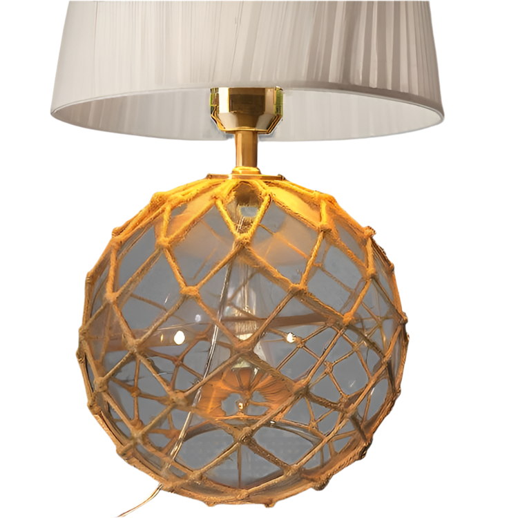 Glass Float Table Lamp