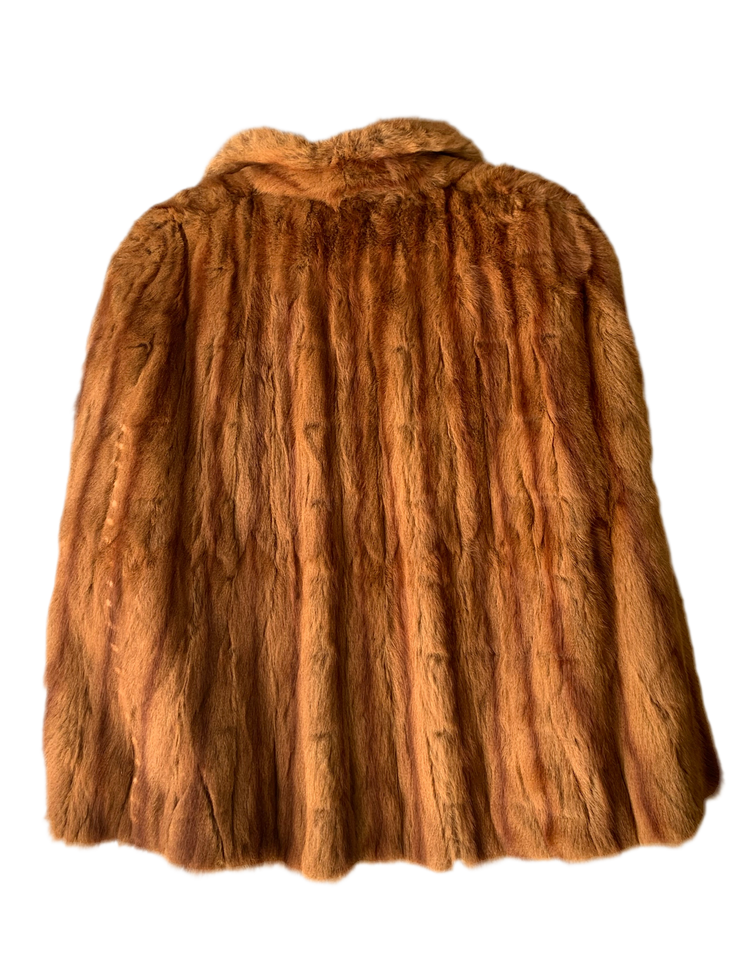 Vintage Robinson’s Real Fur Cape – Size M/L