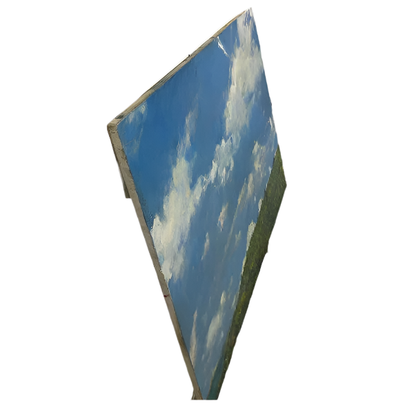 Hillside Oil Painting