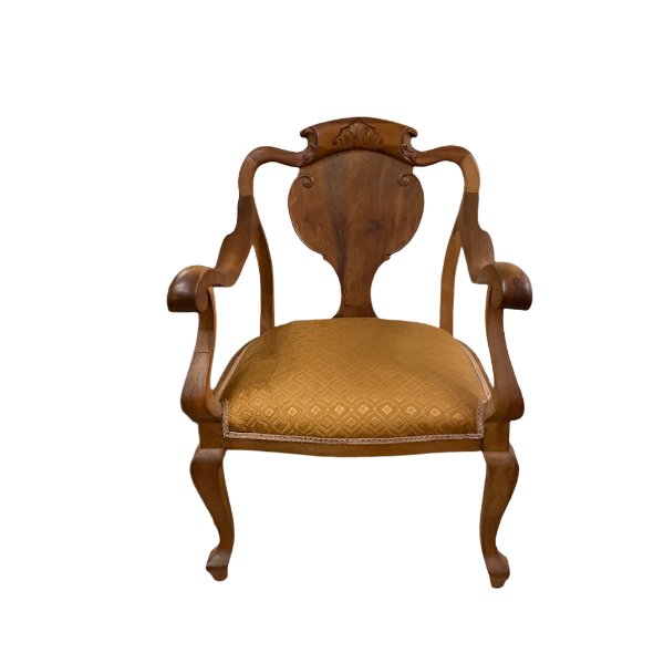 Antique Walnut Chair, 1920s