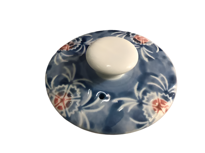 Japanese Ceramic & Bamboo Handle Teapot