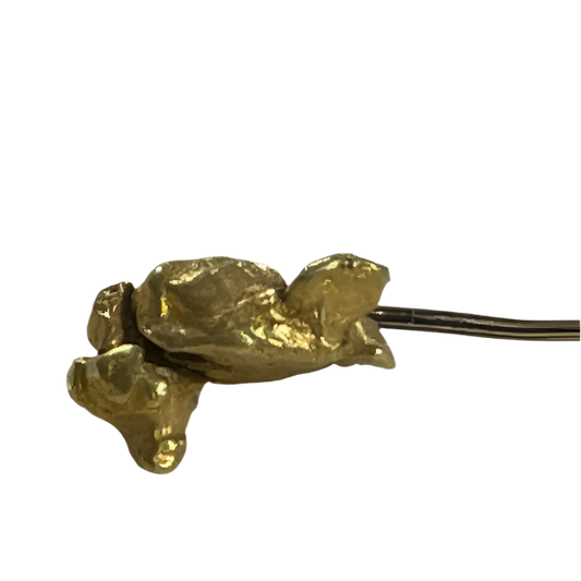 Antique Rare 18-22k Natural California Gold Nugget Pin