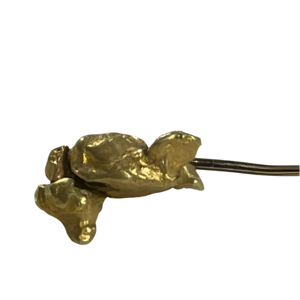 Antique Rare 18-22k Natural California Gold Nugget Pin