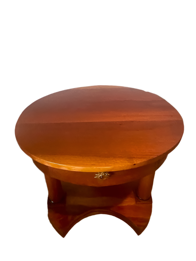 Vintage French Empire Style Mahogany Side Table