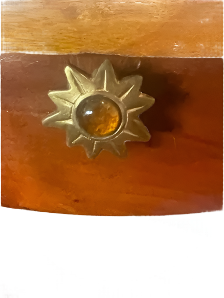 Vintage French Empire Style Mahogany Side Table