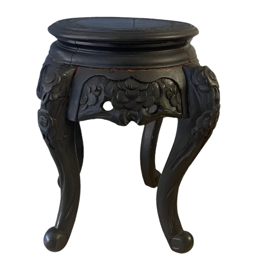 Meiji-period Japanese Export Small Side Table / Plant Stand