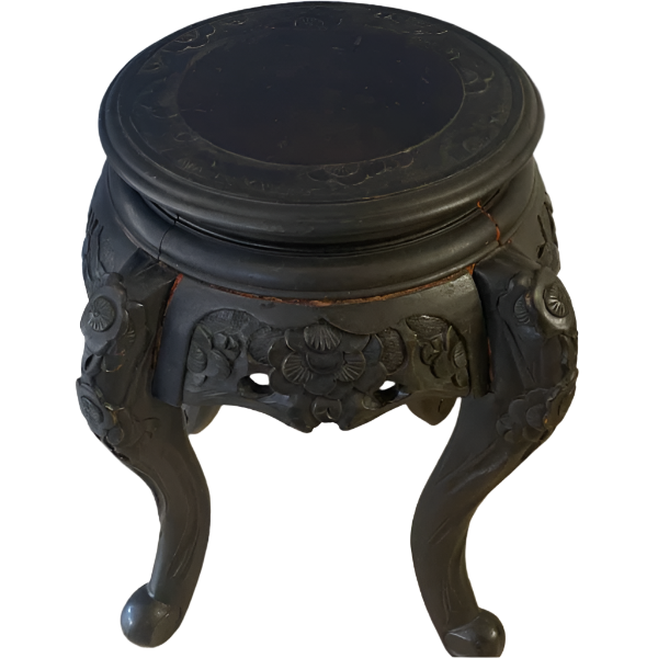 Meiji-period Japanese Export Small Side Table / Plant Stand