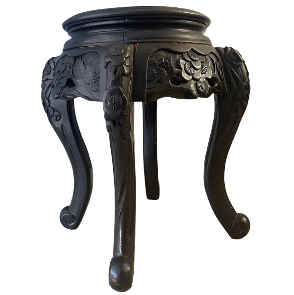 Meiji-period Japanese Export Small Side Table / Plant Stand