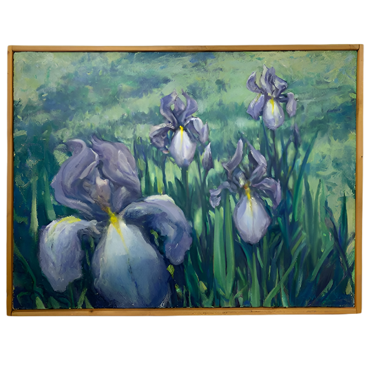 Iris Spring Oil Painting