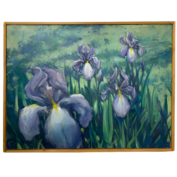 Iris Spring Oil Painting