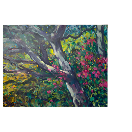Oak View Oil Painting