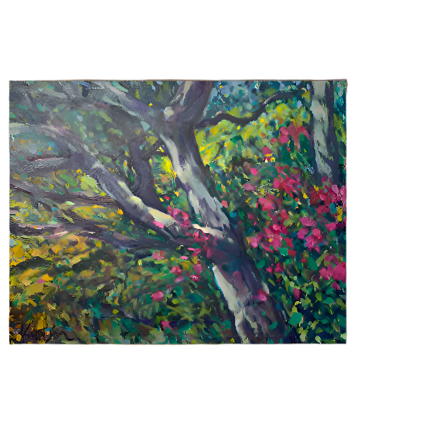 Oak View Oil Painting