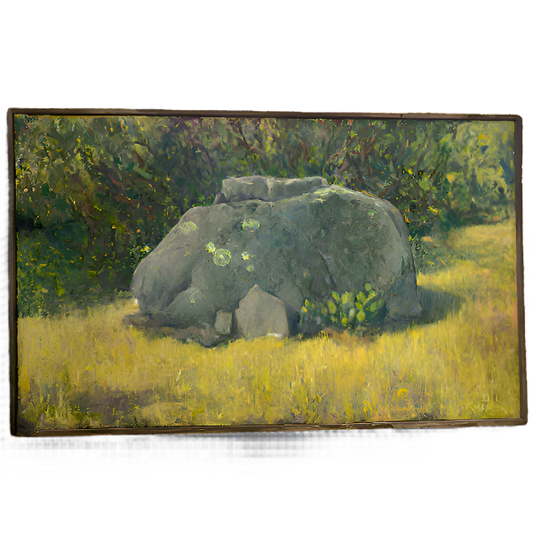 Rock Oil Painting