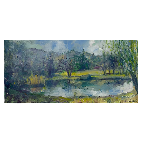 Spring Water Oil Painting