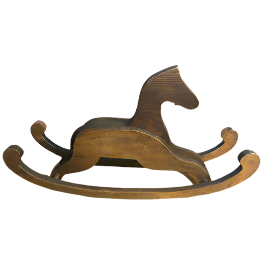 Vintage Wood Rocking Horse