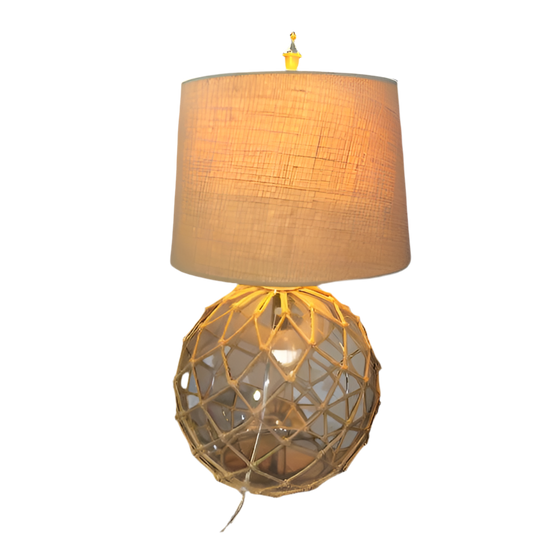 Glass Float Table Lamp