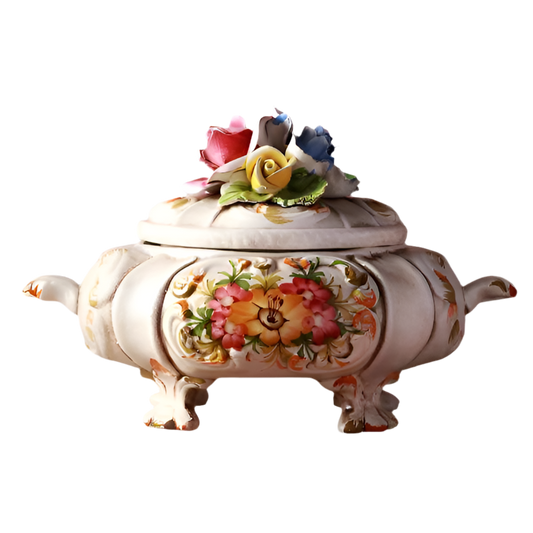 Vintage Italian Capodimonte Soup Tureen
