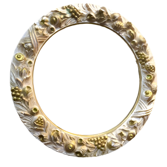 Vintage Round Italian Mirror