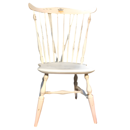Vintage Hand Painted  Spindle Back Chair