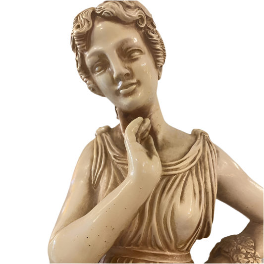 Vintage Greek Goddess Sculpture